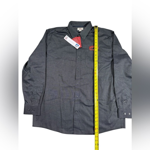 Cutter & Buck Boston University Button Down Shirt Sz XXL Long Sleeve Black NWT - Picture 2 of 6